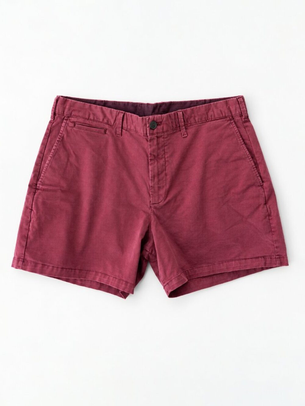 GAP Shorts Mens 36 Tuscan Red 5" Inseam Vintage Short Stretch Chino Cotton